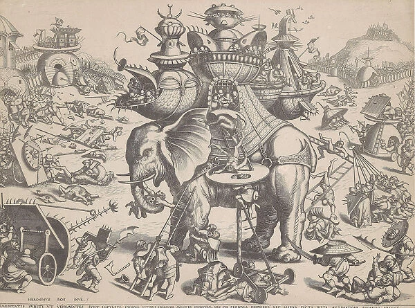 The Siege of an Elephant, c. 1550