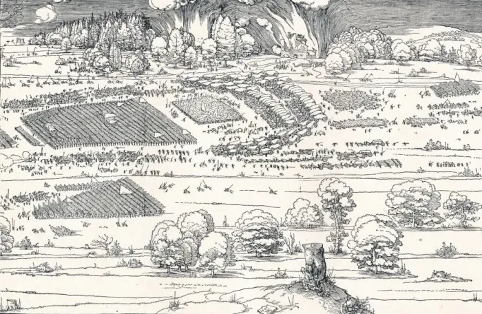 Framed Print : The Siege of a Fortress II, 1527 (1906). Artist: Albrecht Durer Framed Print : The Siege of a Fortress II, 1527 (1906). Artist: Albrecht Durer