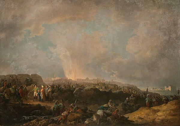 The Siege of the Fortress Ochakov, 1789-1790. Creator: Casanova, Francesco Giuseppe (1727-1802)