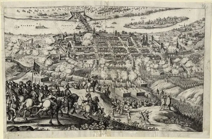 Framed Print : The Siege of Frankfurt an der Oder by Swedes on April 1631, 1631-1640 Framed Print : The Siege of Frankfurt an der Oder by Swedes on April 1631, 1631-1640