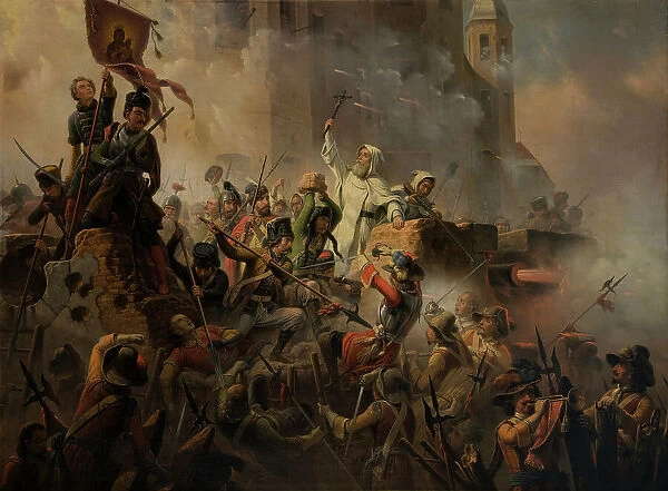 The Siege of Jasna Gora, 1846. Creator: Suchodolski, January (1797-1875)