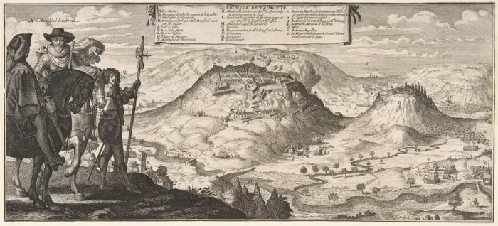 Framed Print : The Siege of the La Motte, in Lorraine, 1636-38. Creator: Abraham Bosse Framed Print : The Siege of the La Motte, in Lorraine, 1636-38. Creator: Abraham Bosse