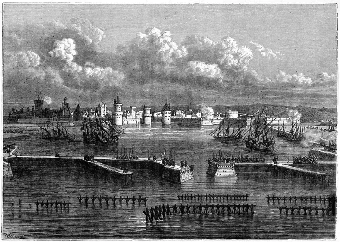 Framed Print : Siege of La Rochelle, 1898. Artist: Hildirbrand Framed Print : Siege of La Rochelle, 1898. Artist: Hildirbrand