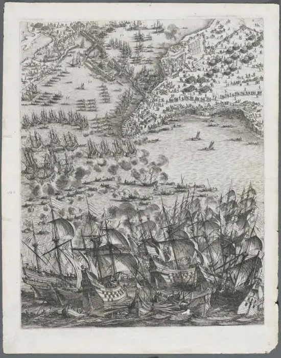 Framed Print : The Siege of La Rochelle: Plate 11, 1628-1630. Creator: Jacques Callot (French, 1592-1635) Framed Print : The Siege of La Rochelle: Plate 11, 1628-1630. Creator: Jacques Callot (French, 1592-1635)