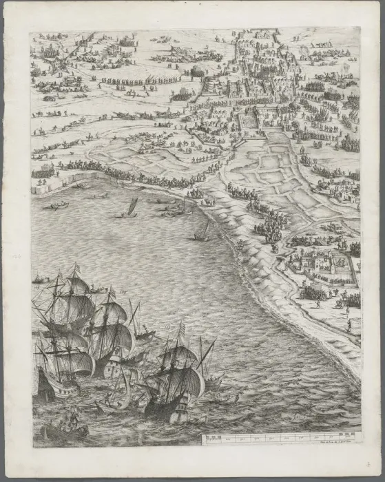 Framed Print : The Siege of La Rochelle: Plate 12, 1628-1630. Creator: Jacques Callot (French, 1592-1635) Framed Print : The Siege of La Rochelle: Plate 12, 1628-1630. Creator: Jacques Callot (French, 1592-1635)