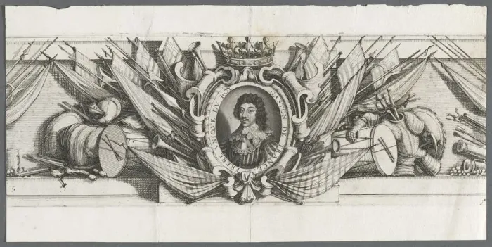Framed Print : The Siege of La Rochelle: Plate 15, 1628-1630 Framed Print : The Siege of La Rochelle: Plate 15, 1628-1630