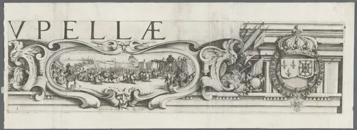 Framed Print : The Siege of La Rochelle: Plate 3, 1628-1630 Framed Print : The Siege of La Rochelle: Plate 3, 1628-1630