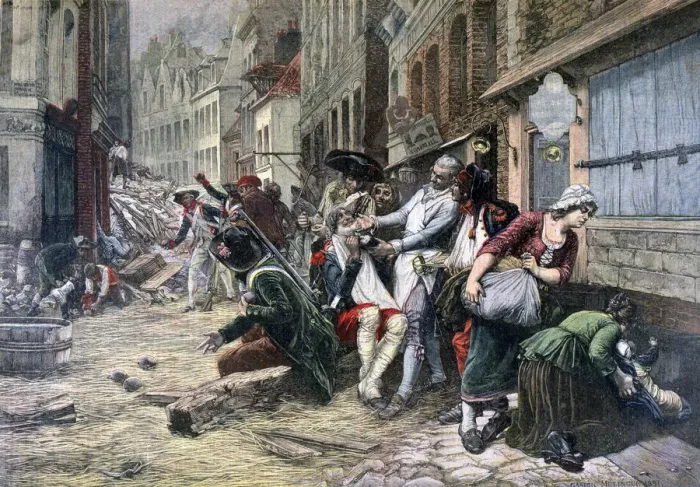Framed Print : Siege of Lille, October 1792, (1892) Framed Print : Siege of Lille, October 1792, (1892)