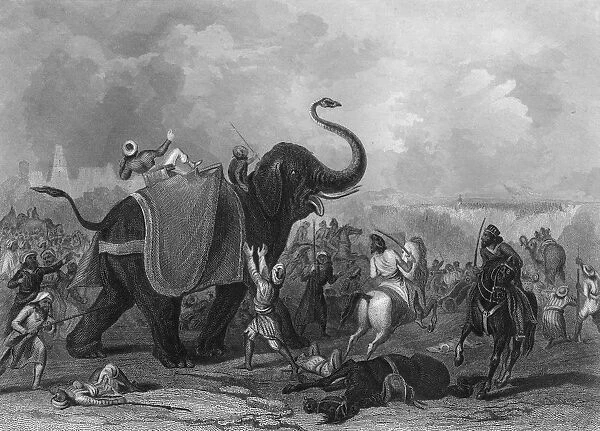 The Siege of Mooltan (Multan), India, 1849 (c1857). Artist: J Rogers