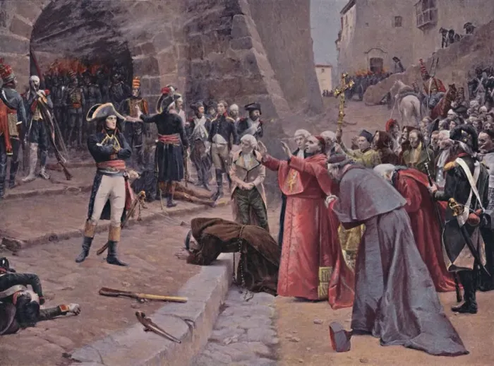 Framed Print : The Siege of Pavia, 1796, (1896) Framed Print : The Siege of Pavia, 1796, (1896)