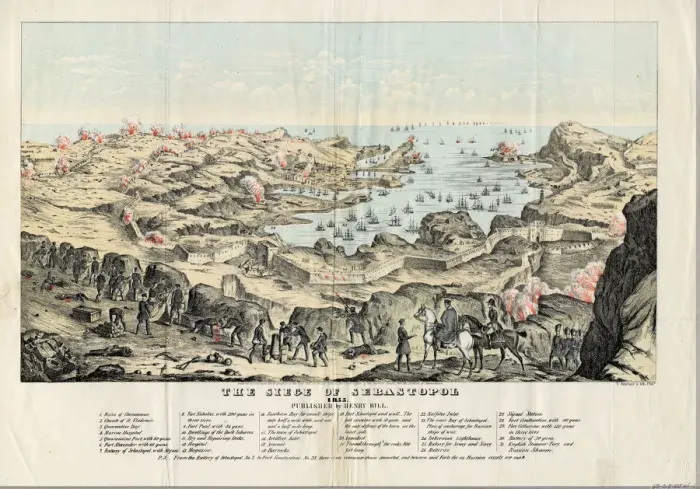 Framed Print : The Siege of Sevastopol, 1855. Artist: Sinclair, Thomas S. (ca. 1805-1881) Framed Print : The Siege of Sevastopol, 1855. Artist: Sinclair, Thomas S. (ca. 1805-1881)
