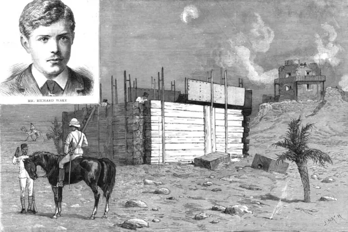Framed Print : The Siege of Suakin (north eastern Sudan) A New Redoubt, put up by Egyptian troops in one day, Ins Creator: Unknown Framed Print : The Siege of Suakin (north eastern Sudan) A New Redoubt, put up by Egyptian troops in one day, Ins Creator: Unknown