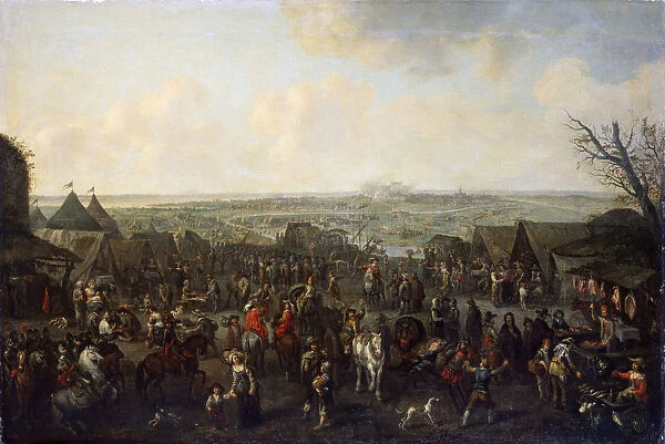 The Siege of a Town, 1660. Artist: Adam Frans van der Meulen