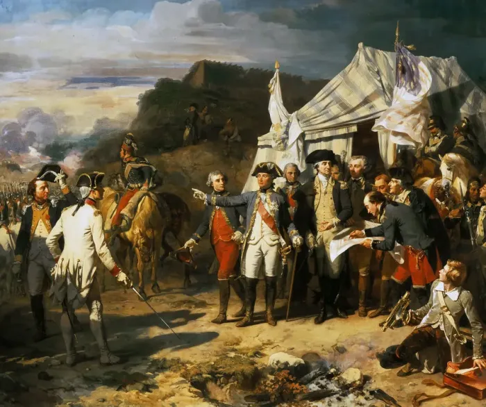 Framed Print : The Siege of Yorktown, October 17, 1781, 1836 Framed Print : The Siege of Yorktown, October 17, 1781, 1836