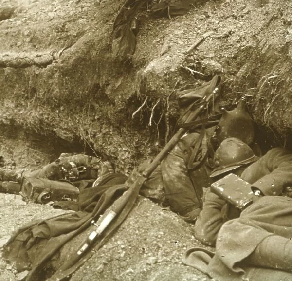 Siesta, Verdun, northern France, 1916