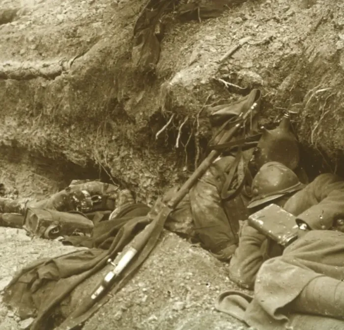 Framed Print : Siesta, Verdun, northern France, 1916 Framed Print : Siesta, Verdun, northern France, 1916