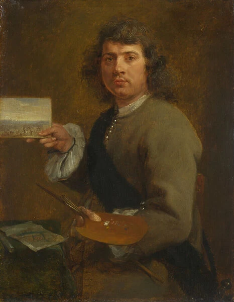 Sight (Portrait of Robert van den Hoecke (1622-1688). From the Series The Five Senses