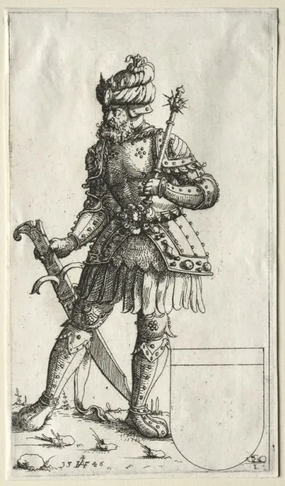 Framed Print : Sigismund II, King of Poland, 1546. Creator: Augustin Hirschvogel (German, 1503-1553) Framed Print : Sigismund II, King of Poland, 1546. Creator: Augustin Hirschvogel (German, 1503-1553)