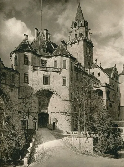 Framed Print : Sigmaringen - Porch of the Castle, 1931. Artist: Kurt Hielscher Framed Print : Sigmaringen - Porch of the Castle, 1931. Artist: Kurt Hielscher