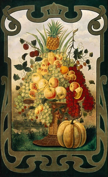 Sign board for fruit shop, Early 20th cen Artist: Anonymous