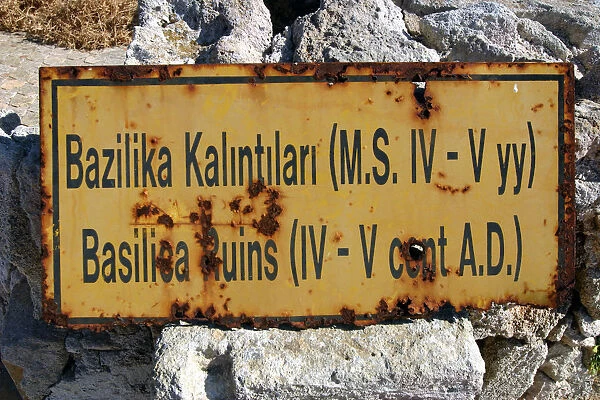 Sign, Dipkarpaz (Rizokarpaso), North Cyprus