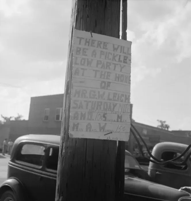 Framed Print : Sign tacked to pole near the post office, Main street, Pittsboro, North Carolina, 1939. Creator: Dorothea Lange Framed Print : Sign tacked to pole near the post office, Main street, Pittsboro, North Carolina, 1939. Creator: Dorothea Lange