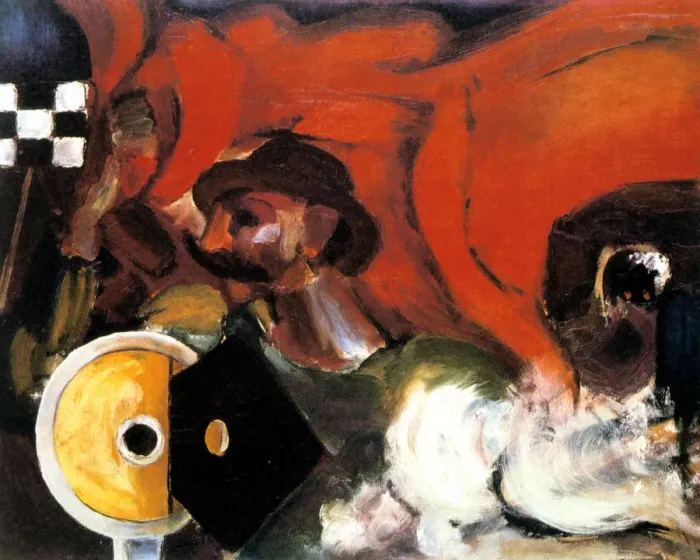 Framed Print : The Signal, 1915. Artist: Henri Victor Gabriel Le Fauconnier Framed Print : The Signal, 1915. Artist: Henri Victor Gabriel Le Fauconnier