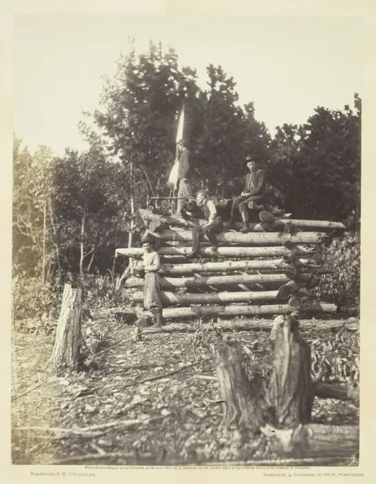 Framed Print : Signal Tower on Elk Mountain, Maryland, September 1862. Creator: Alexander Gardner Framed Print : Signal Tower on Elk Mountain, Maryland, September 1862. Creator: Alexander Gardner