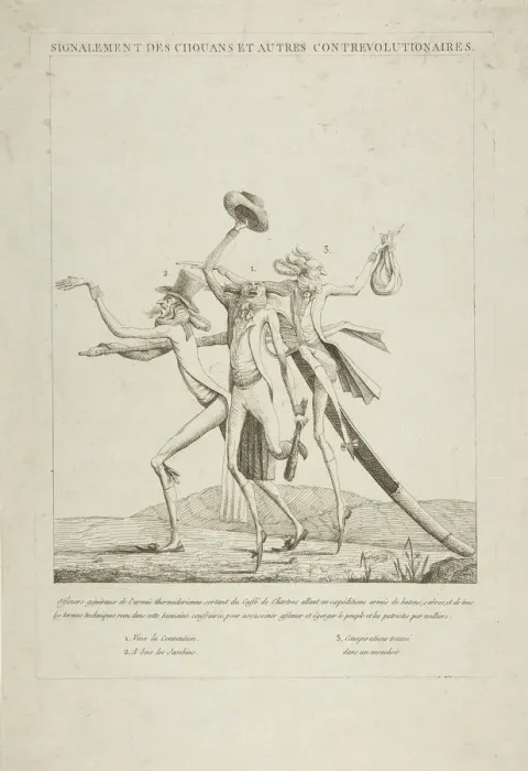 Framed Print : Signalement Des Chouans et Autres Contrevolutionaires, ca. 1793. Creator: Unknown Framed Print : Signalement Des Chouans et Autres Contrevolutionaires, ca. 1793. Creator: Unknown