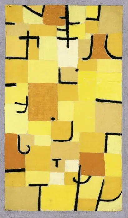 Framed Print : Signs in Yellow, 1937 Framed Print : Signs in Yellow, 1937