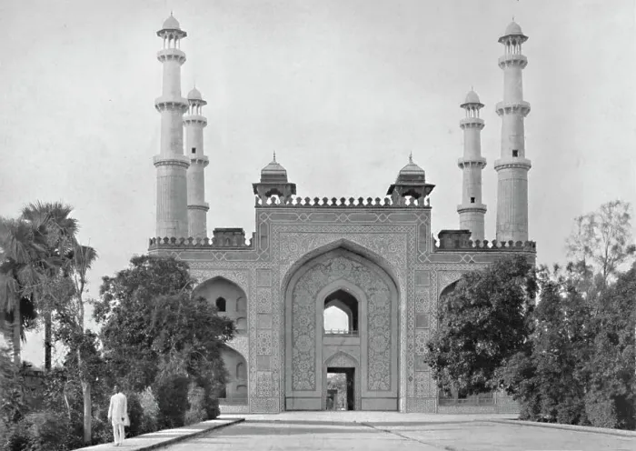 Framed Print : Sikandra. Gateway of the Tomb of Akbar, c1910. Creator: Unknown Framed Print : Sikandra. Gateway of the Tomb of Akbar, c1910. Creator: Unknown