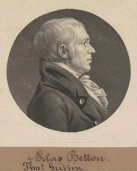 Silas Betton, 1805. Creator: Charles Balthazar Julien Fevret de Saint-Memin