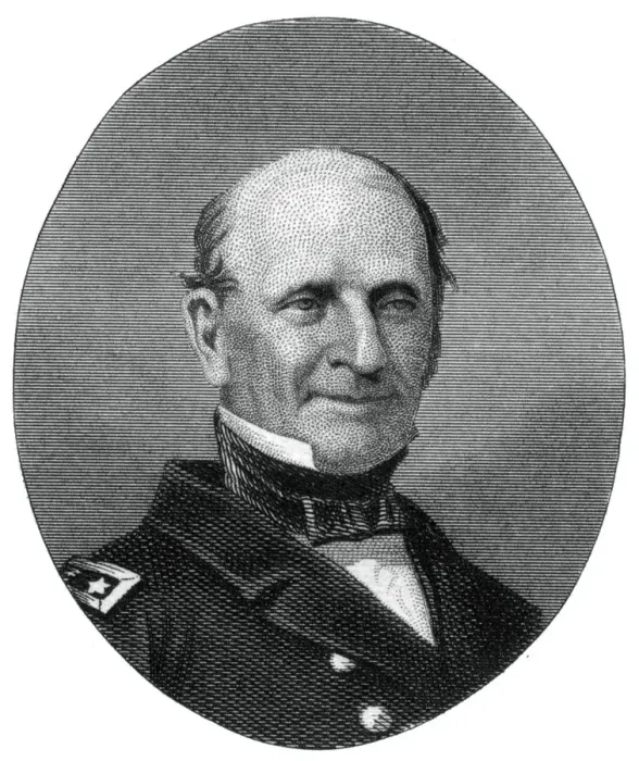 Framed Print : Silas Horton Stringham, admiral in the United States Navy, 1862-1867. Artist: J Rogers Framed Print : Silas Horton Stringham, admiral in the United States Navy, 1862-1867. Artist: J Rogers
