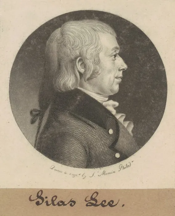 Framed Print : Silas Lee, 1799. Creator: Charles Balthazar Julien Fevret de Saint-Memin Framed Print : Silas Lee, 1799. Creator: Charles Balthazar Julien Fevret de Saint-Memin