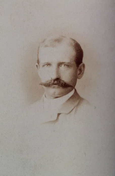Framed Print : Silas Mainville Burroughs, 1885. Creator: James Notman Framed Print : Silas Mainville Burroughs, 1885. Creator: James Notman