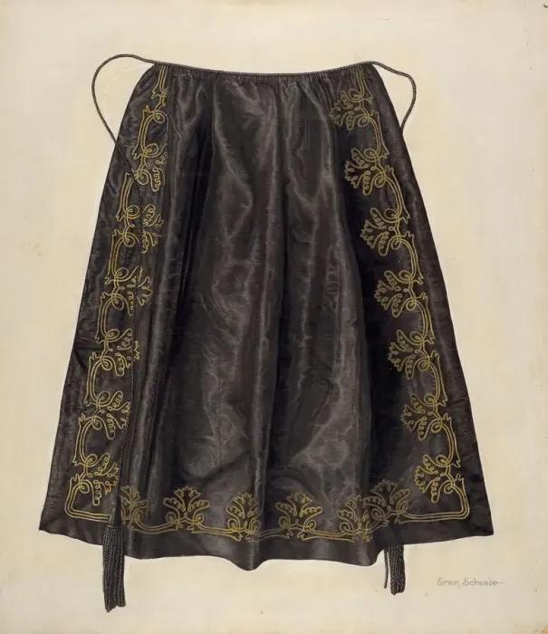 Framed Print : Silk Apron, c. 1939. Creator: Erwin Schwabe Framed Print : Silk Apron, c. 1939. Creator: Erwin Schwabe
