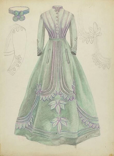 Silk Gown, c. 1936. Creator: Tabea Hosier