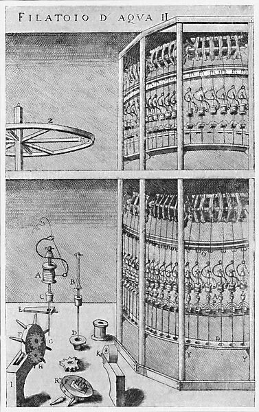 A Silk-Spinning Mill, 1607, (1904)