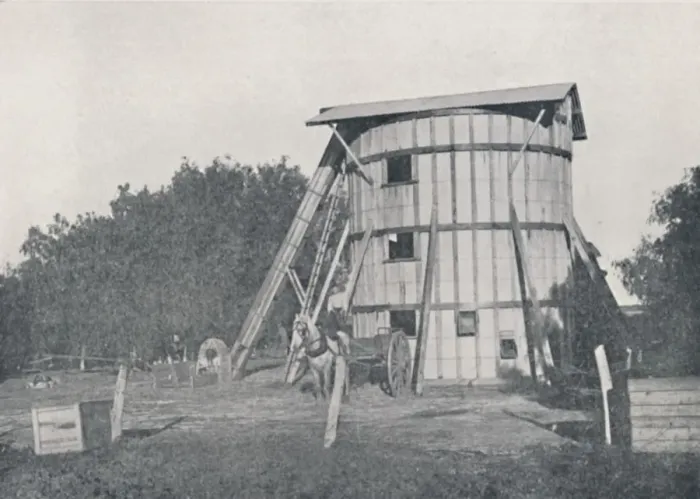 Framed Print : A Silo, near Mildura, Victoria, 1923. Creator: Unknown Framed Print : A Silo, near Mildura, Victoria, 1923. Creator: Unknown