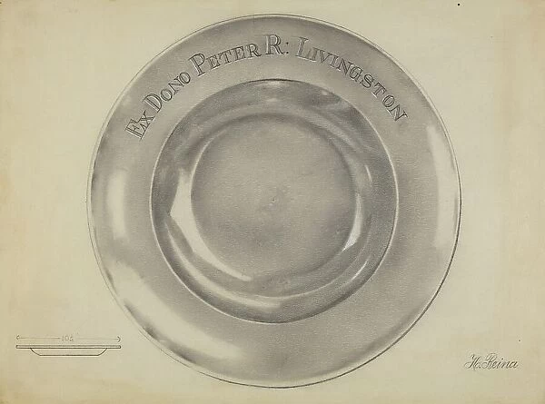 Silver Basin, 1935 / 1942. Creator: Horace Reina