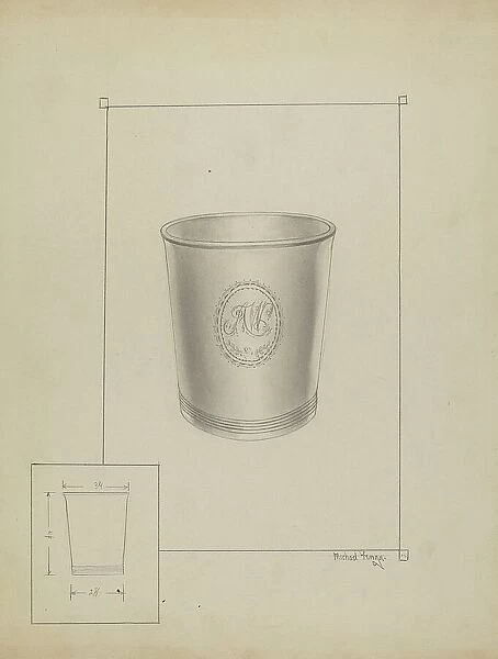 Silver Beaker, c. 1936. Creator: Michael Fenga