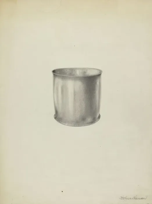 Framed Print : Silver Beaker, c. 1938. Creator: Holger Hansen Framed Print : Silver Beaker, c. 1938. Creator: Holger Hansen