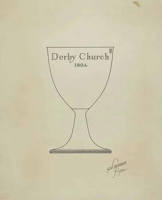 Framed Print : Silver Chalice, c. 1936. Creator: Lawrence Flynn Framed Print : Silver Chalice, c. 1936. Creator: Lawrence Flynn