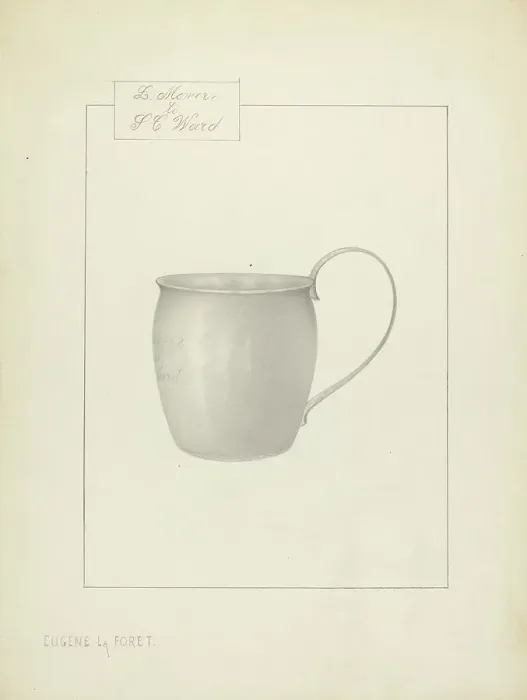 Framed Print : Silver Cup, 1935 / 1942. Creator: Eugene La Foret Framed Print : Silver Cup, 1935 / 1942. Creator: Eugene La Foret