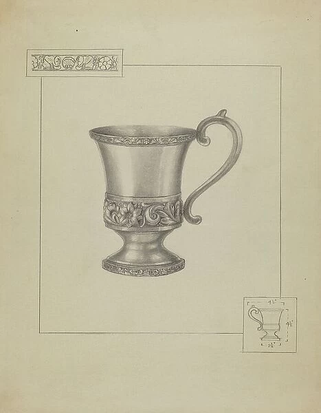 Silver Cup, c. 1936. Creator: Herman Bader