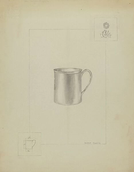 Silver Cup, c. 1936. Creator: Hester Duany