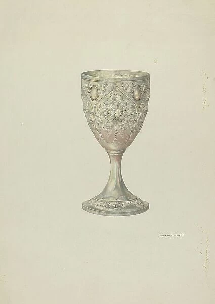 Silver Cup, c. 1938. Creator: Edward Jewett