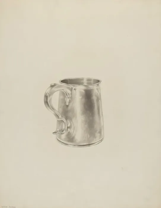 Framed Print : Silver Cup, c. 1938. Creator: Hester Duany Framed Print : Silver Cup, c. 1938. Creator: Hester Duany