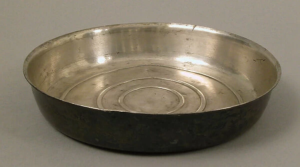 Silver Dish, Late Roman, 3rd century. Creator: Unknown