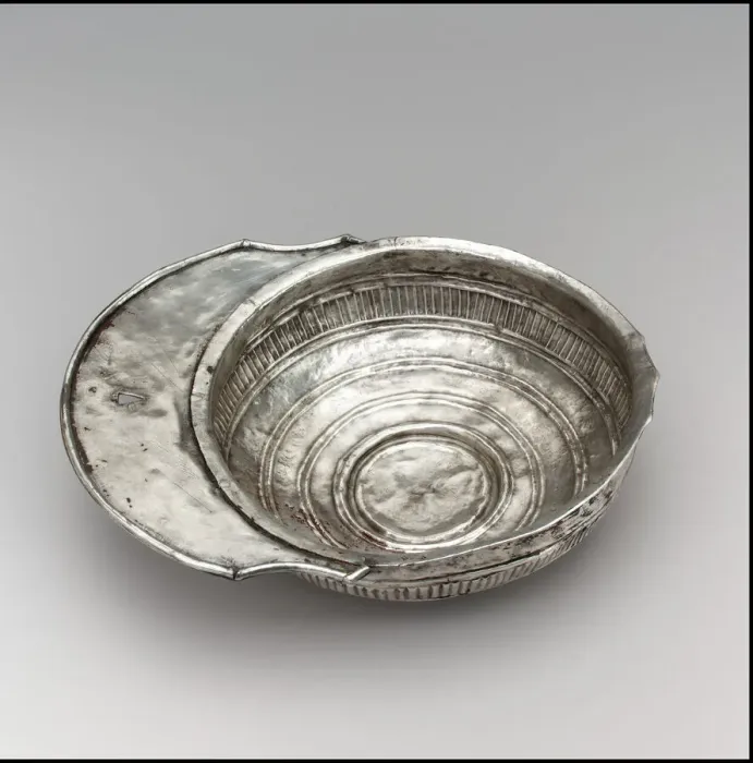 Framed Print : Silver Drinking Bowl with Handle, Avar, 700s. Creator: Unknown Framed Print : Silver Drinking Bowl with Handle, Avar, 700s. Creator: Unknown